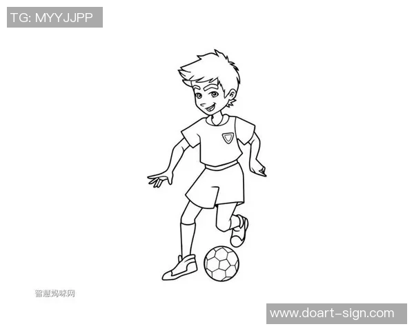 足球明星简笔画全攻略让你轻松绘制心中的球场英雄
